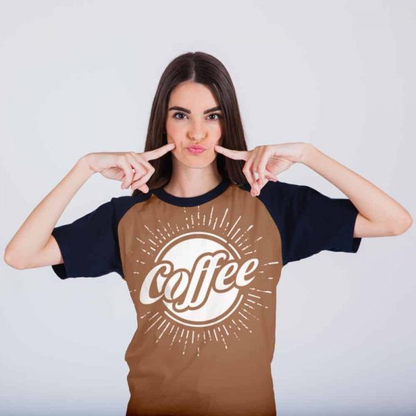 Printed Tshirt Coffee Black Color